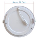 HMINLED LED Recessed Round Light 6000K 8'' 18W with Transformer and Terminal, 2-year Warranty