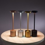 Charged Table LED Lamp with Type C, Modern Design Light, for Creating Atmosphere, KTV, Bar etc.