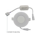 HMINLED LED Recessed Lighting Downlight, 3‘’ 3W (40W Halogen Equivalent), 6‘’ 12W， 8‘’ 18W, 6500K Daylight White, CRI 80, with LED Driver