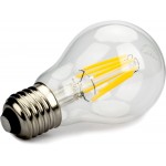 LED Edison Bulb 60W Equivalent, Non-Dimmable 6W A19 Filament Light