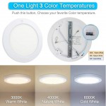 LED Flush Mount or Recessed Available Panel Light 18W Radar Motion Sensor