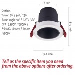 No Dizzy 10W 3 Inch Non-dimmable with Cree LEDs, Philips Driver